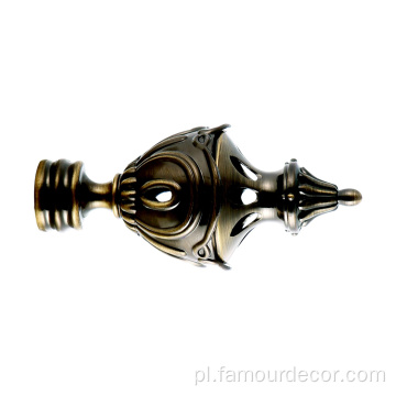 Antyczna lampa kształt 28 mm zasłony finałowe